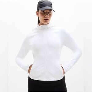 Athleta White Activewear Top